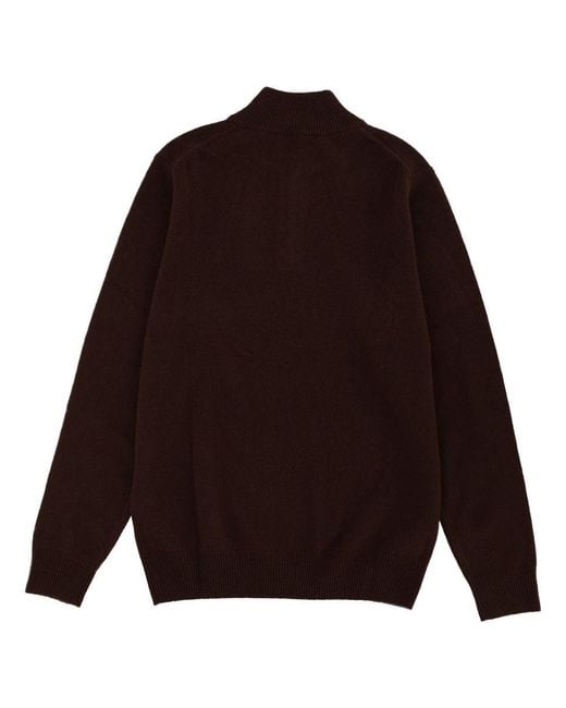 Mc2 Saint Barth Brown Wool Sweater for men