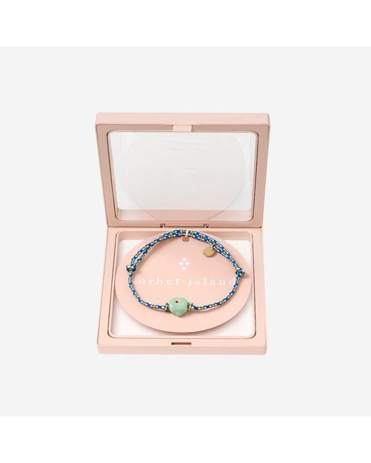 Sorbet Island Blue Guardian Bracelet With Glass Bead