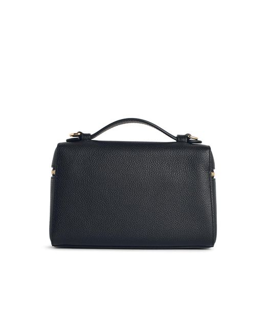 Tory Burch Blue 'Romy Slim Mini' Bag With Leather Top Handle