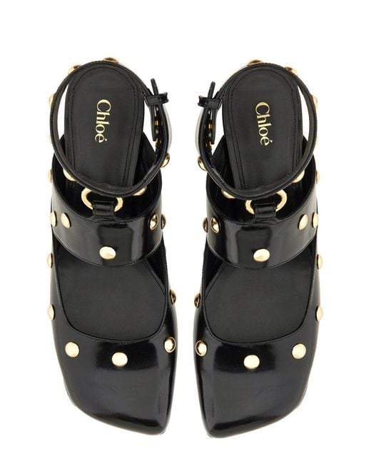 Chloé Black Sandalo "Jade"