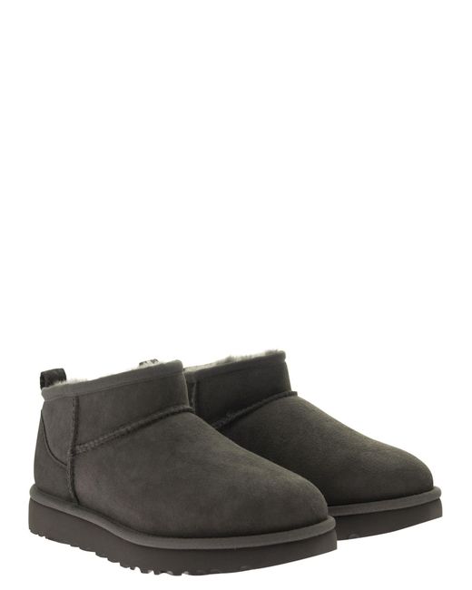 Ugg Gray Classic Ultra Mini