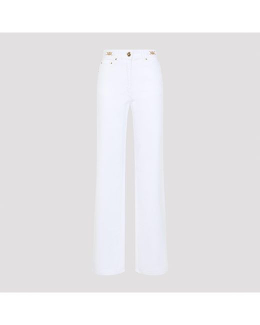 Versace Cotton Jeans in het White
