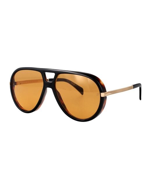 David Beckham Brown Aviator Sunglasses Db 99/Voyager Xwy for men
