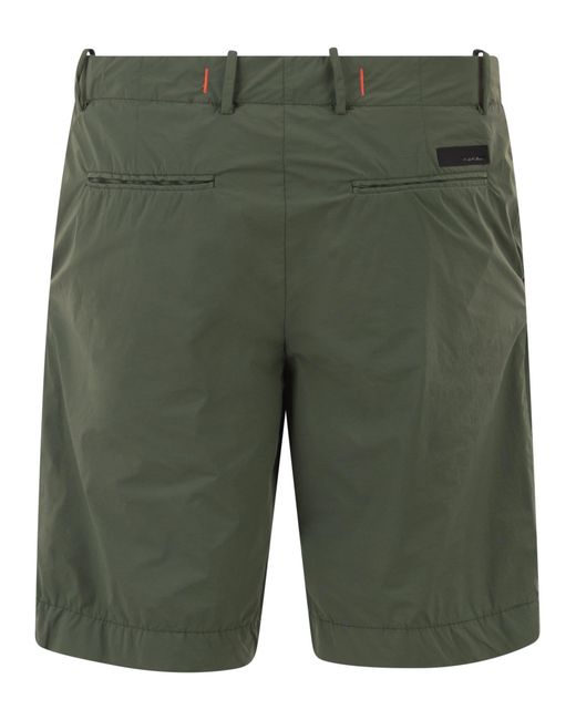 Rrd Green Lightweight Stretch Technical Bermuda Shorts for men