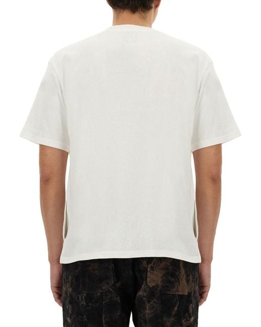 A.I.E. White Jersey T-Shirt for men
