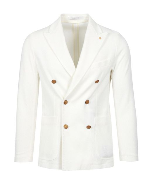 Tagliatore Jassen Crème in het White