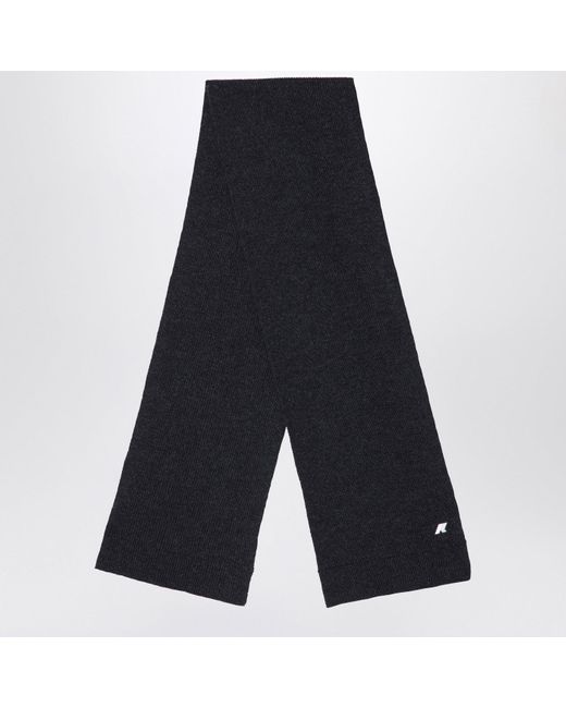 K-Way Blue Etienne Wool Scarf for men