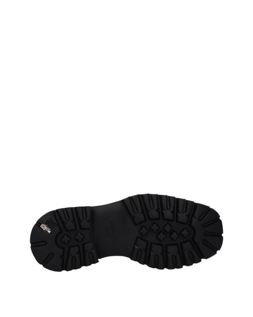 Ferragamo Black Stivaletti Fulvio Uomo Pelle Nero for men