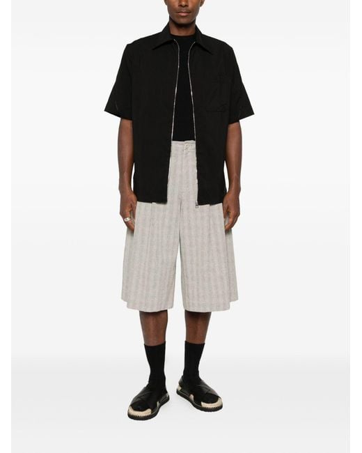 Givenchy Black Zipped Shirt for men