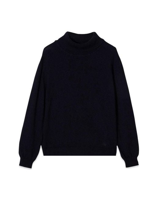 Fay Blue Turtleneck Sweater