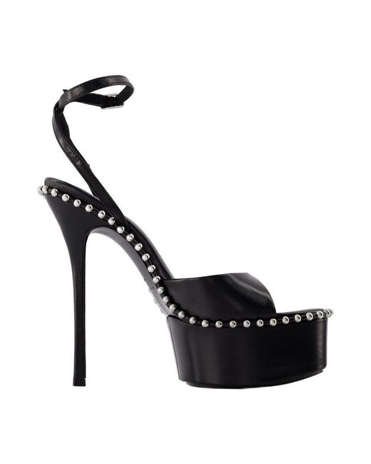 Nova 145 Sandals Leather Black Alexander Wang