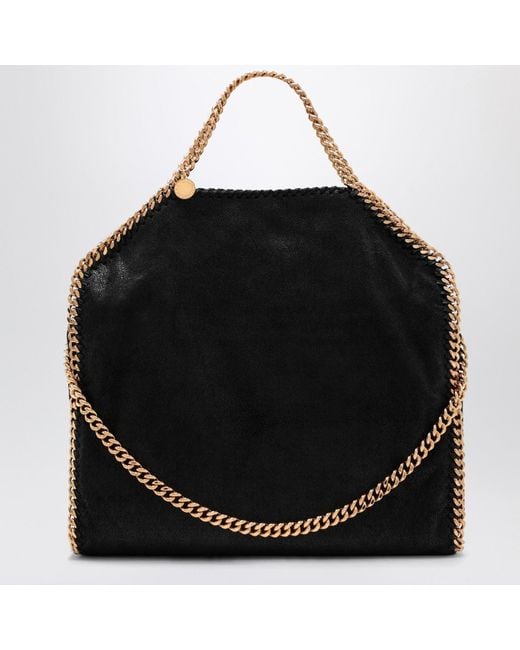 Stella McCartney Black Falabella Fold Over Bag