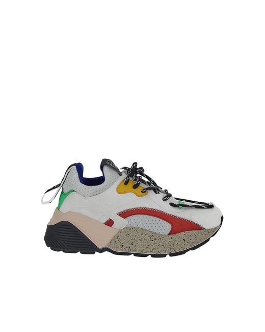 Stella McCartney Blue Eclypse Colourblock Sneakers