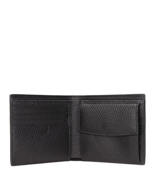 Testoni Black Portafogli Uomo Pelle Nero