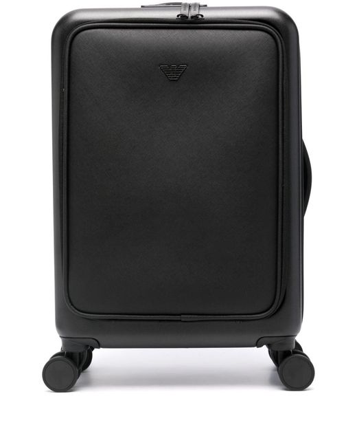 Emporio Armani Black Saffiano Trolley for men