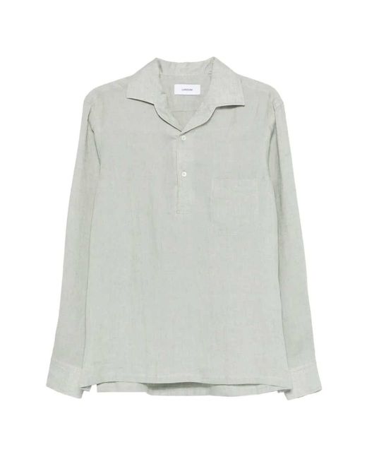 Lardini White Shirt With Pocket for men