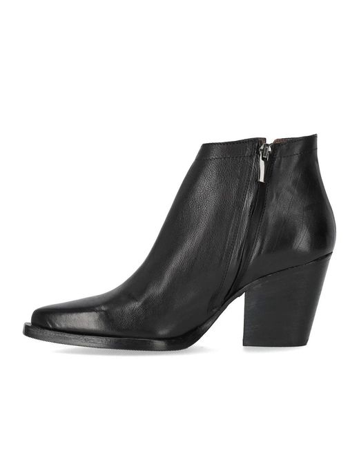 Duccio Del Duca Black Texan Ankle Boot