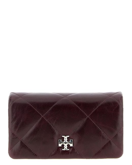 Tory Burch Purple 'Kira Diamond' Crossbody -Tasche