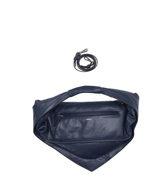 FEDERICO CINA Blue Maxi Tortellino Tote Bag