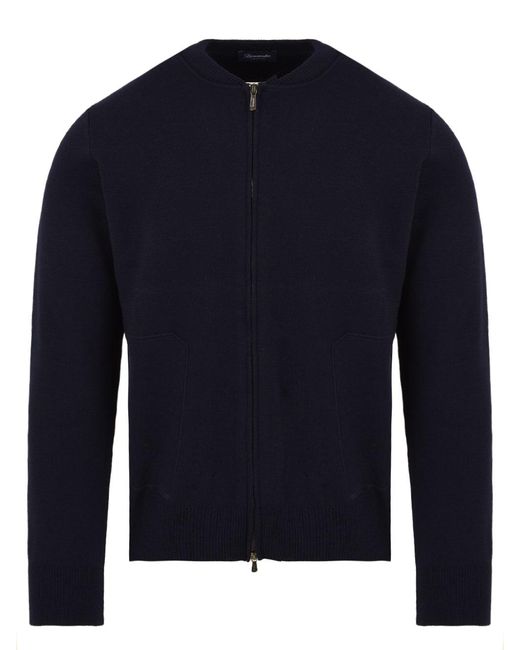 Drumohr Blue Pullover blau