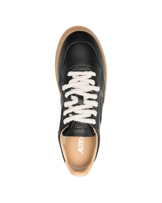 Autry Black Medalist Low Soflea/Nab for men