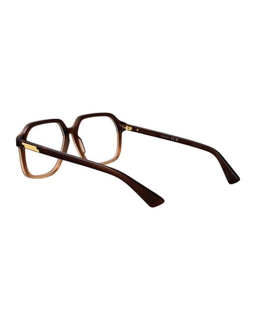 Bottega Veneta Black Transparent Recycled Acetate Glasses