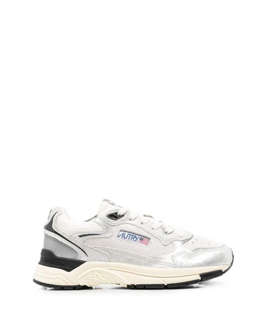 Autry White Hyperway Low Lamsue/Mesh