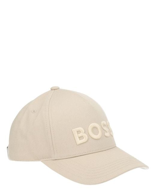 Boss Natural Cappello Da Baseball Con Logo