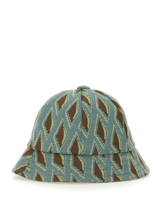 Needles Green Hat With Print for men