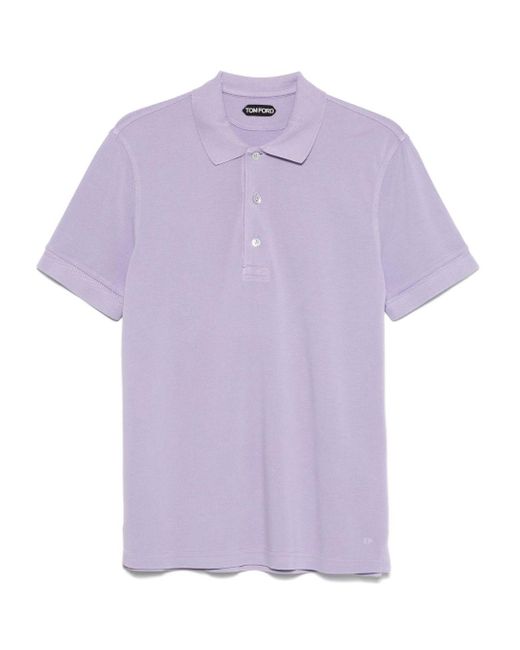 Tom Ford Purple T-Shirts And Polos Lilac