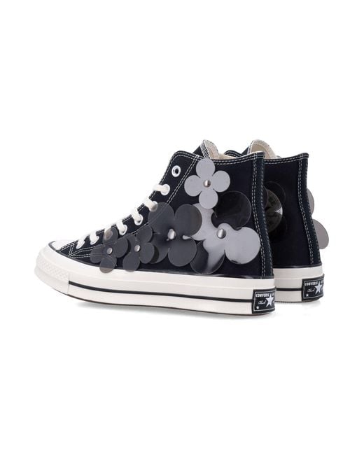 Converse Blue Chuck 70 3-D Flourish Sneakers