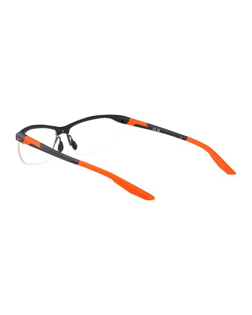 Nike White Matte Dark Acetate Glasses for men