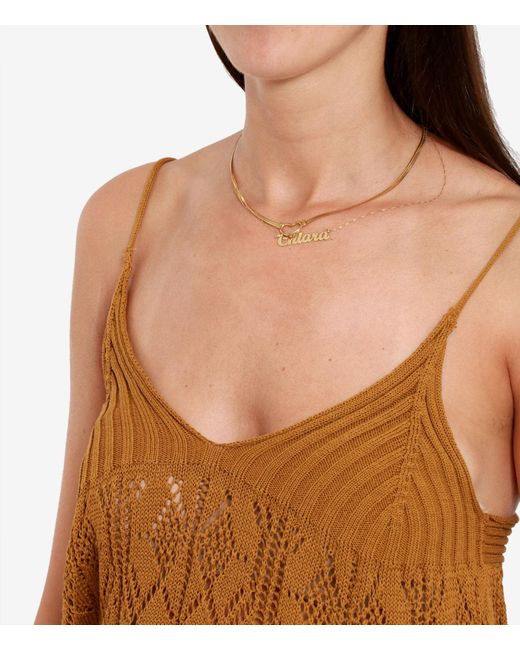 Semicouture Brown Top