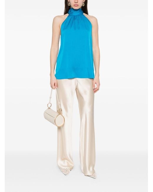 Silk95five Blue Top Silk
