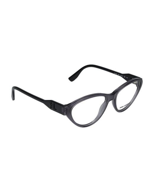 Karl Lagerfeld Zonnebrillen Kl6109 020 Gray /16 /140 in het Black voor heren