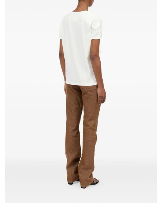 MM6 by Maison Margiela White T Shirt