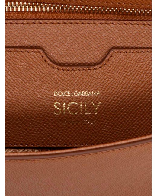 Dolce & Gabbana 'sicily' Handtas in het Brown