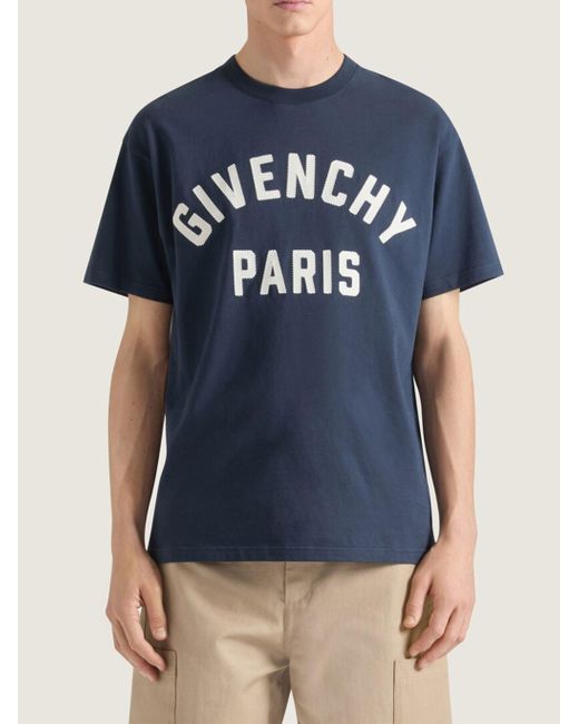 Givenchy Blue Regular Fit Tshirt for men