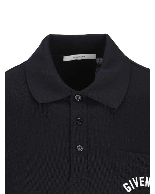 Givenchy Black Logo Polo
