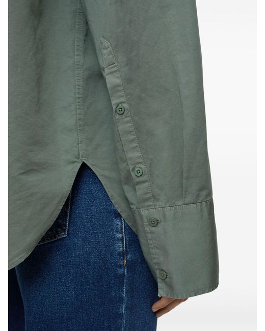 Closed Cargo Blouse in het Green