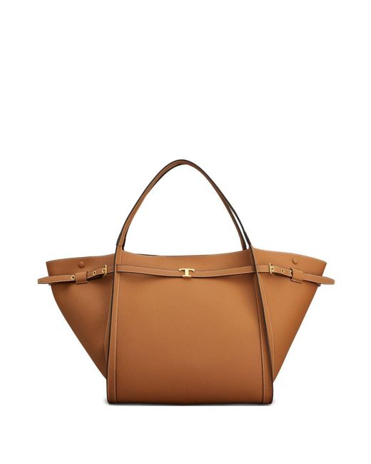 Tod's Brown Medium Leather Tote