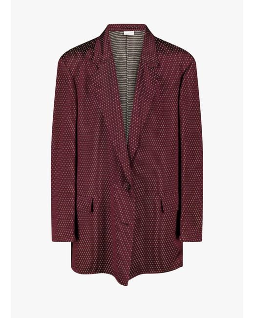 Dries Van Noten Purple 00410 Bastis 2350 W.W.Jacket Clothing