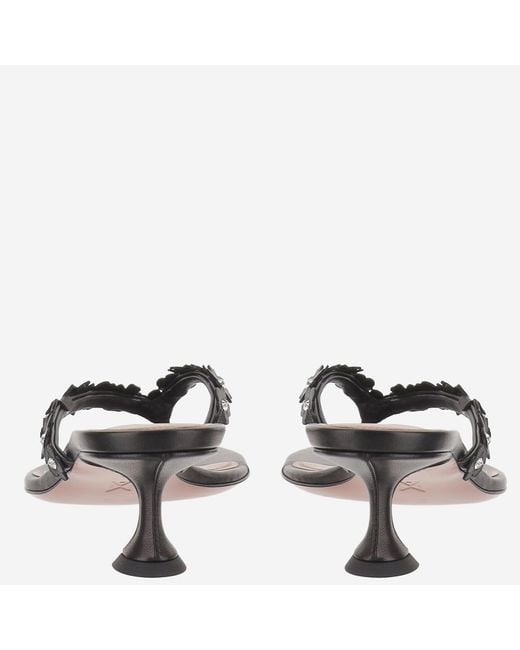 AMINA MUADDI Brown Janis Leather Sandals