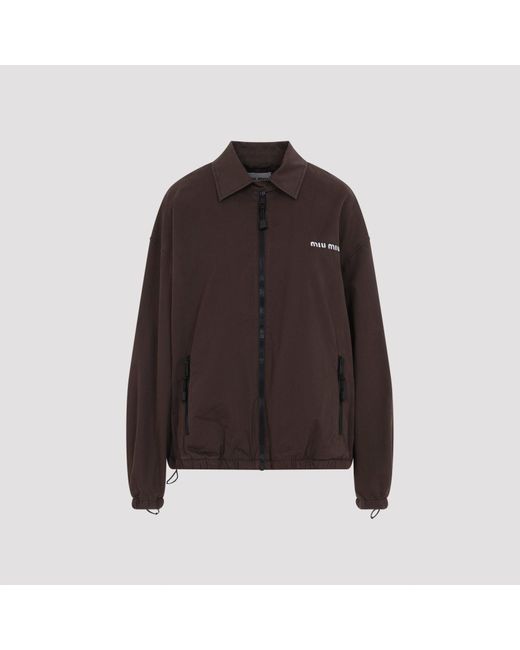 Miu Miu Blouson in het Brown