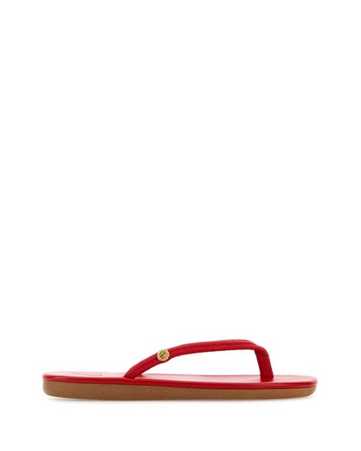 Ancient Greek Sandals Red Sandal