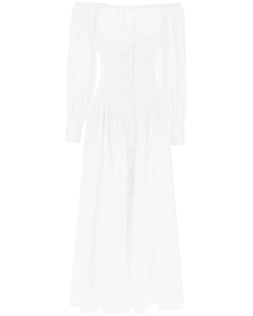 MVP WARDROBE White Long Dress From Port Grima