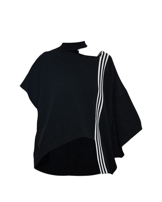 Y-3 Blue Knit Top