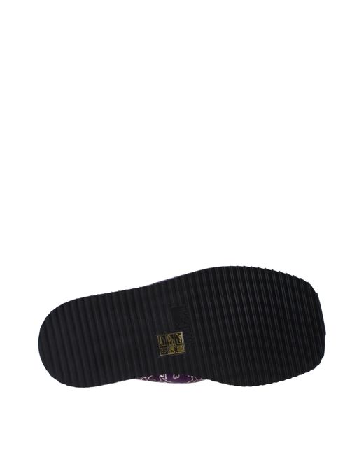 The Attico Purple Infradito Indie Donna Tessuto Viola