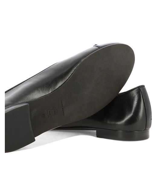 Tory Burch Ballerina's Met Bewerkte Neus in het Black