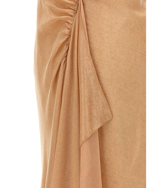 Victoria Beckham Natural Kleid "Bias Cami Slip"
